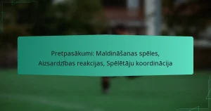 Pretpasākumi: Maldināšanas spēles, Aizsardzības reakcijas, Spēlētāju koordinācija